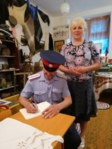 Казаки Заветинского юрта в школьном музее 