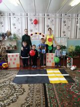 Обучение детей правилам дорожного движения.