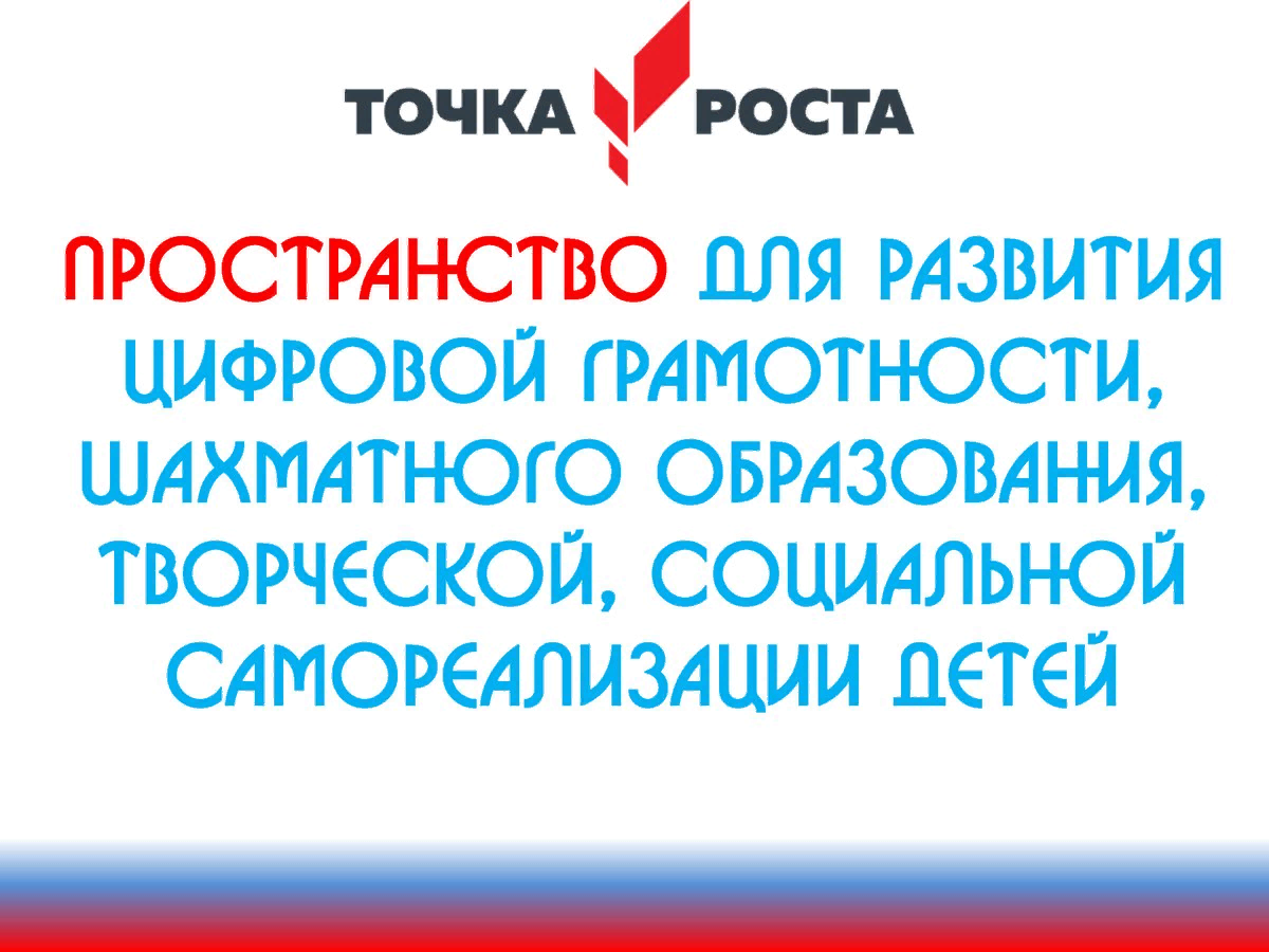 Точка роста проект образование