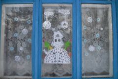 зимняя сказка на окошке