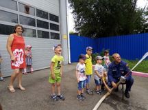 На практике