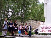 Выступление подготовительной подгруппы на митинге