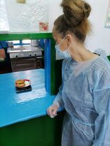 Контрольное взвешивание порции.