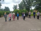 Построение во дворе