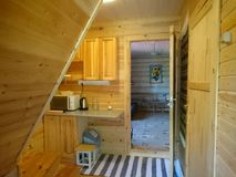 малый коттедж, кухонный уголок