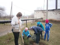 день древонасаждения апрель 2018г.