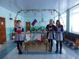 Общешкольная линейка, посвященная 75 годовщине Сталинградской битве