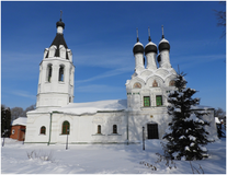 Домодедовский район, с. Кузьминское, Церковь иконы Божией Матери Знамение,  1678 г., XIX в.