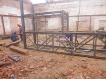 Изготовление металлоконструкции для укрепления стен фасадов.