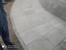 Устройство отмостки из песчанника