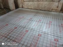 Утепление основания полов алтаря.