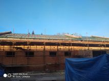 Воссоздание крыши.