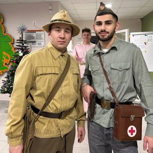 Студенты колледжа приняли участие в уникальном ретродефиле