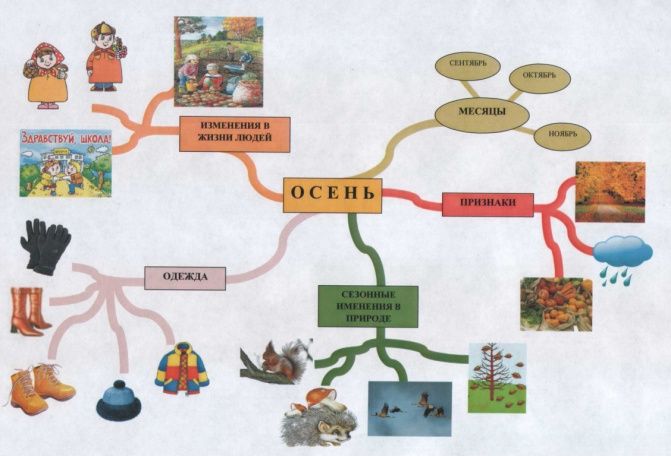 Интеллектуальная карта для дошкольников