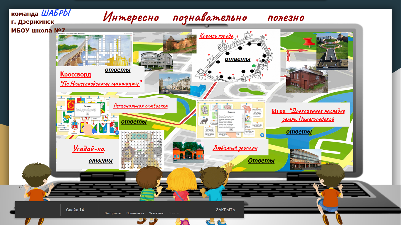 МБОУ школа №7 г. Дзержинск, Нижегородская область.