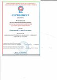 Сертификат участника конференции (13.01.2017 г)