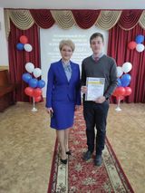 Министр образования и науки РМЭ Ревуцкая Л.А. и Винокуров И.А.