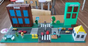 Макет "Правила дорожного движения"