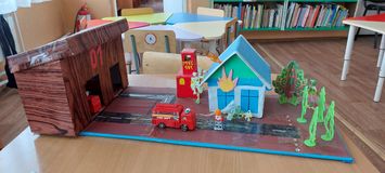 Макет "Пожарная часть"