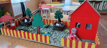 Макет "У бабушки в деревне"