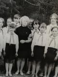 Сулейманова-Шафеева Тамара Октябристовна. "Роднички" 1974 год. Вожатая