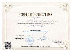 "Солнечный свет"-публикация