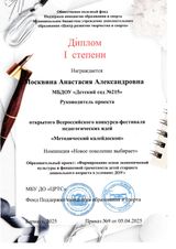 Руководитель проекта "Методический калейдоскоп"