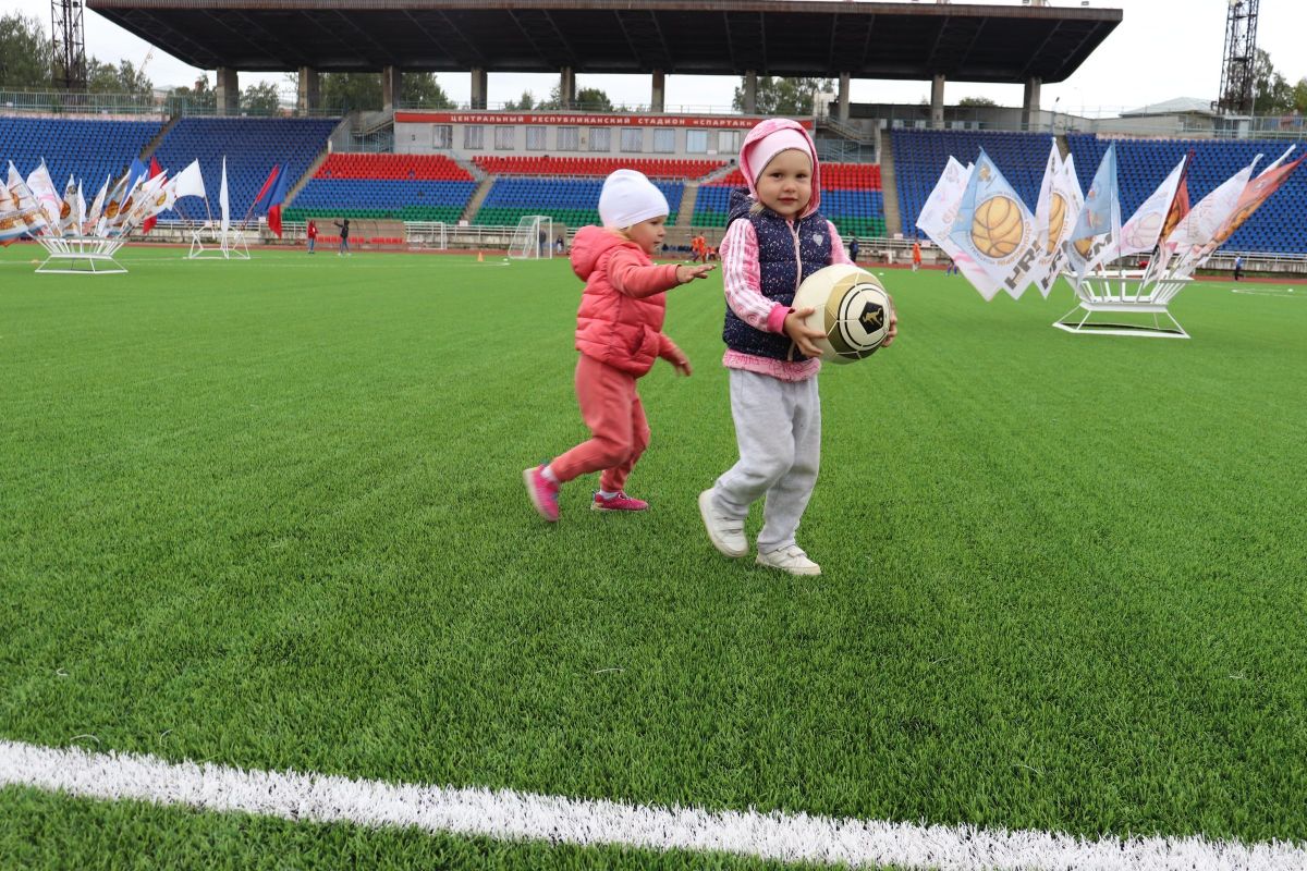 Центр спортивной подготовки. Всероссийский День физкультурника на стадионе  