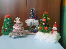 Дошкольная группа. Конкурс поделок "Волшебная Ёлочка"