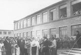 открытие нового здания школы 1971 г.