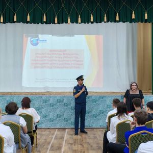 Студенты I и II курса приняли участие  во Всероссийском открытом уроке культуры безопасности