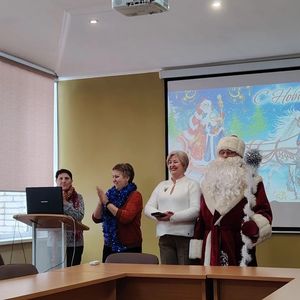 Дед Мороз поздравил членов Профсоюзной организации с наступающим Новым годом!