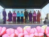 Сабантуй выступает ансамбль "Казаченька"