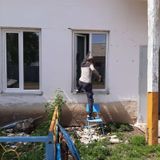 Работы по оштукатуриванию откосов снаружи