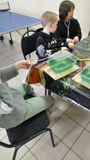 Лиза и Ваня за работой