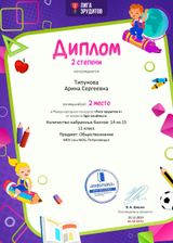 Типунова Арина 11А