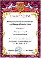 Лыжня России 2013