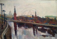 Угаров П. А, картон, масло