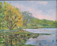 Угаров П. А, холст, масло