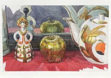 Морозова К. А., бумага, акварель