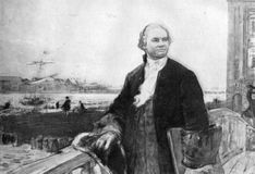 Михаил Ломоносов перед Академией наук. Художник В.Петров