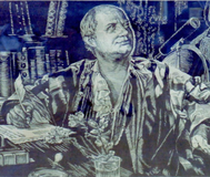 М.В.Ломоносов. Гравюра Н.Наговицына