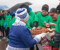 Хлеб-соль в Холмогорах