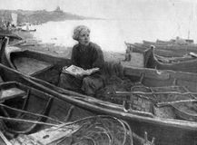 Ломоносов на родине. Художник О.Кочаров.