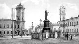 Городская дума, памятник М.В.Ломоносову в Архангельске, 1832 г.