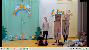 2022 г. Конкурс театрализованных постановок по произведениям писателей-юбиляров 2021-2022 г.г. Фрагмент пьесы Е. Шварца «Два клёна».