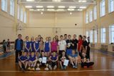 Товарищеская встреча по волейболу среди учащихся и участниками"Полярного десанта"
