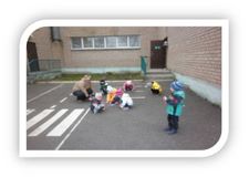 Площадка для проведения занятий по безопасному поведению на дороге