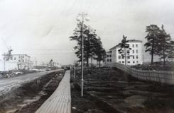 Здание школы в 50-е г.г.20 века