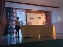 Теневой театр "Сказка про маму". Выступление на День матери